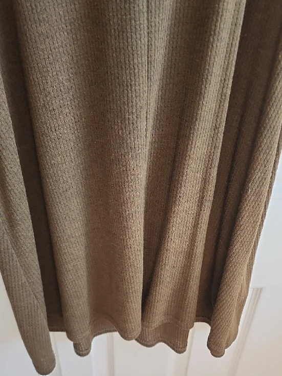 Mendocino Olive Sleeveless Cowl Neck Tunic Womens L - Picture 6 of 7